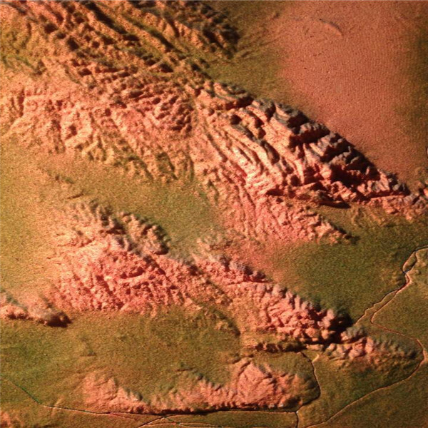 精度地形地貌宣传