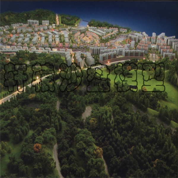 兰州九州新区武都规划模型