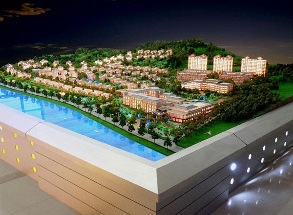 北京武都武都沙盘模型